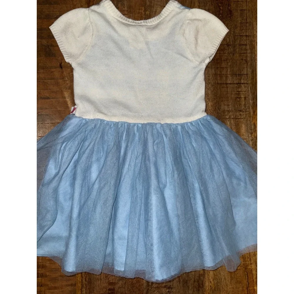 Wizard of Oz Dorothy Gingham Knit Tulle Dress Blue White 5T FL2483479ZO